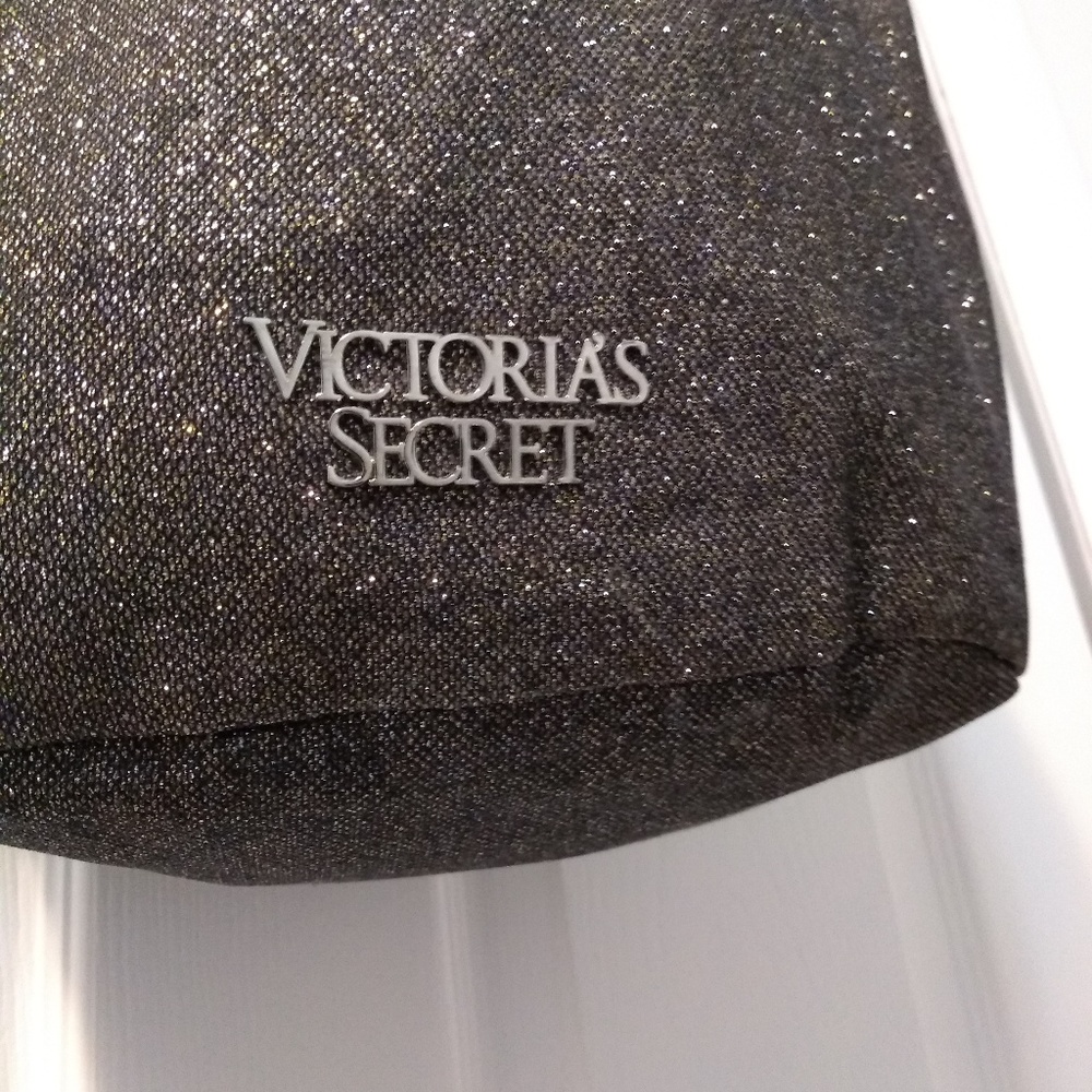 Victoria's Secret glittery drawstring backpack